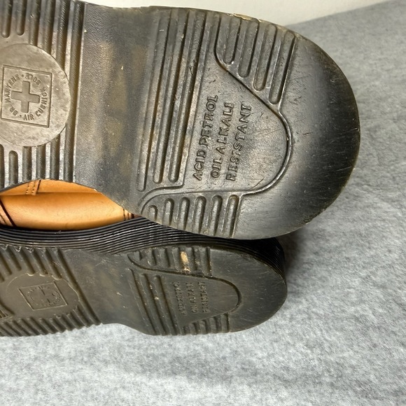 Dr Martens Cognac Flora Chelsea Pull On Boots Distressed Womens US 6 Two Toned - Picture 13 of 16